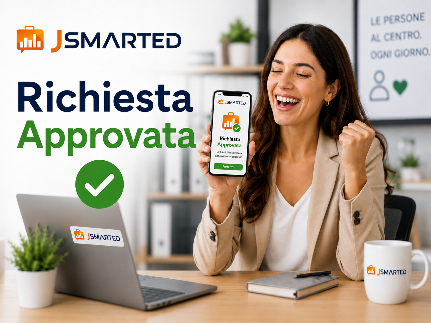 Richiesta ferie e permessi approvata con JSMARTED